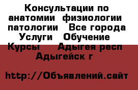 Консультации по анатомии, физиологии, патологии - Все города Услуги » Обучение. Курсы   . Адыгея респ.,Адыгейск г.